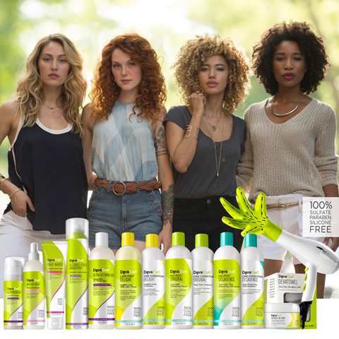 We're obsessed with DevaCurl for curly haircuts